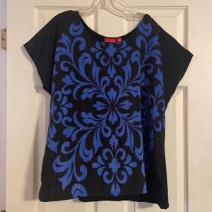 Short sleeve dressy top XL